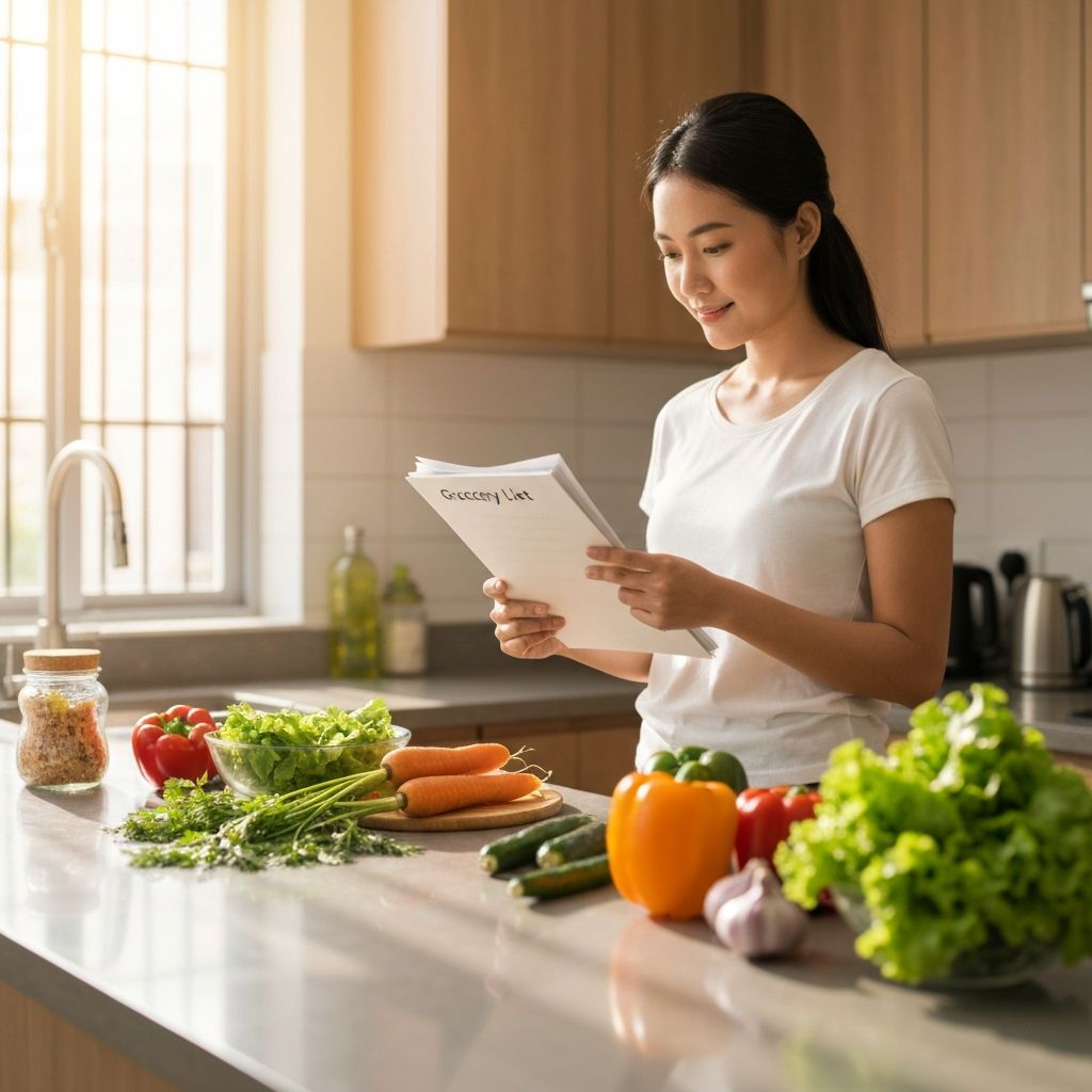 Organized meal routine