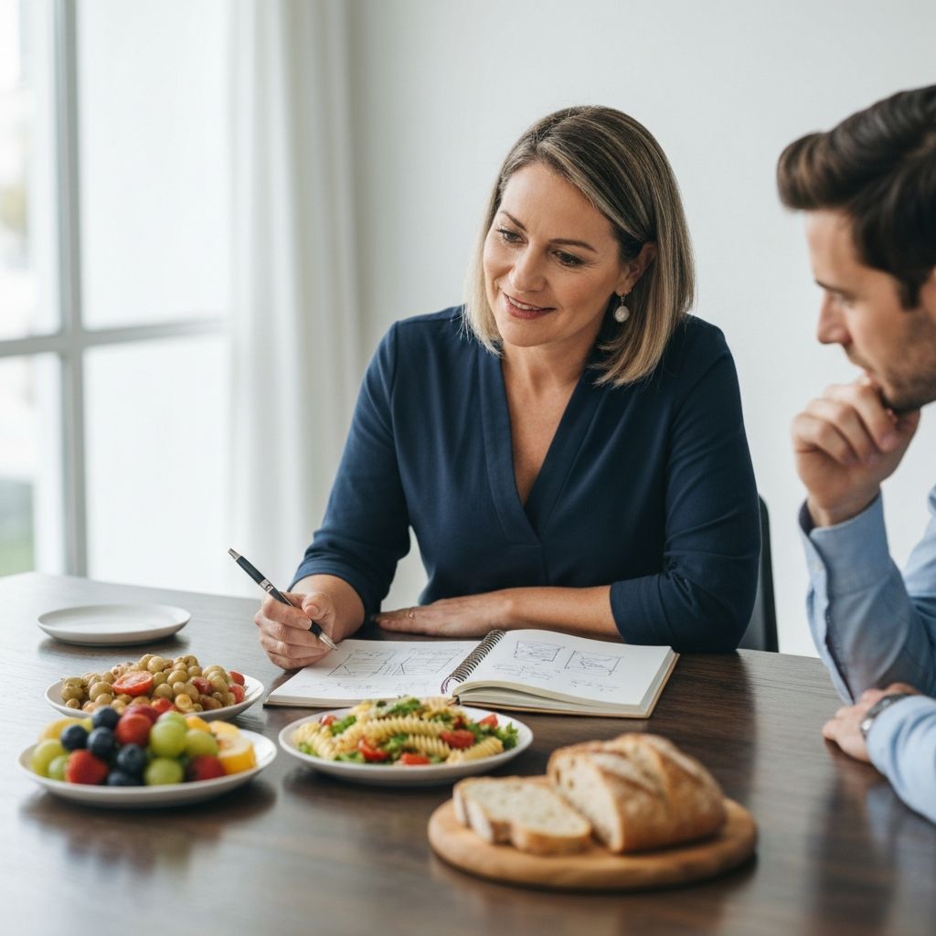 One-on-one consultation discussion