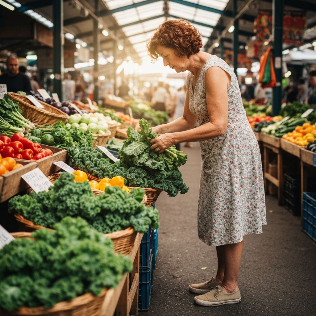 Shopping for fresh produce